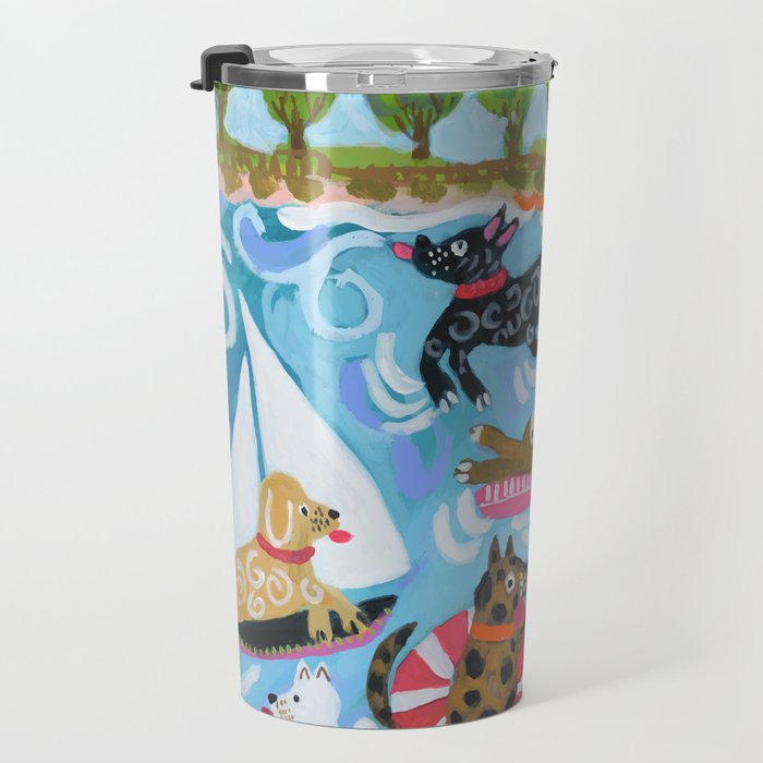 Dogs at Play Travel Mug Gallery Image 3