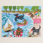 Dogs at Play Jigsaw Puzzle Gallery Image 1