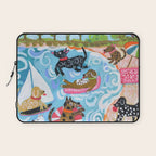 Dogs at Play Laptop Sleeve Gallery Image 1