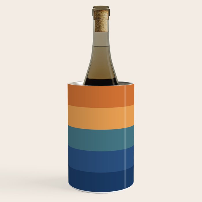 70's Retro Sunset Wine Chiller Gallery Image 2