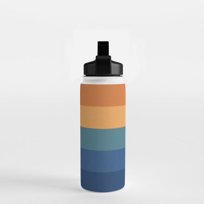 70's Retro Sunset Water Bottle Gallery Image 2