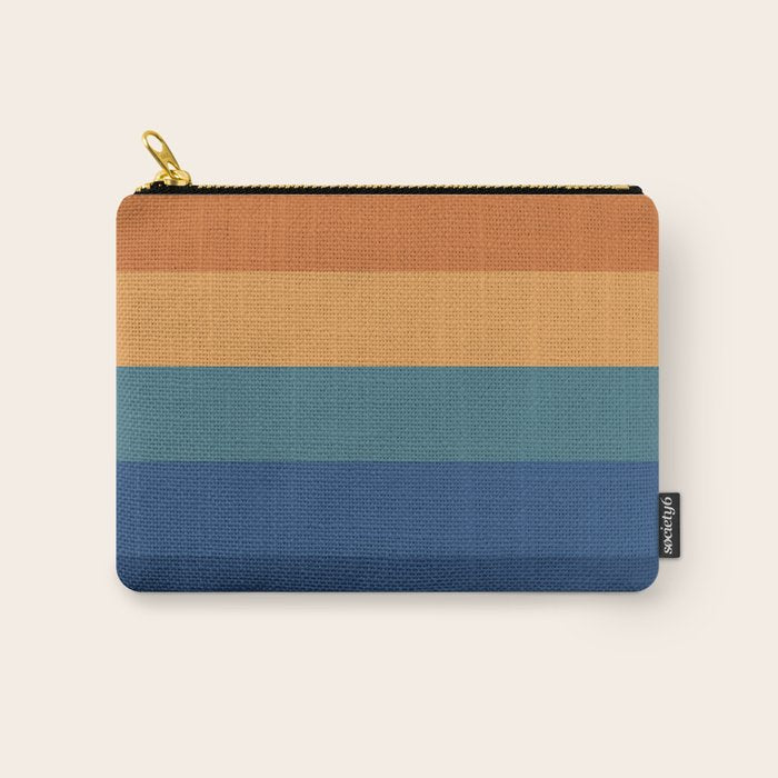 70's Retro Sunset Carry All Pouch Gallery Image 1