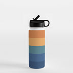 70's Retro Sunset Water Bottle Gallery Image 1