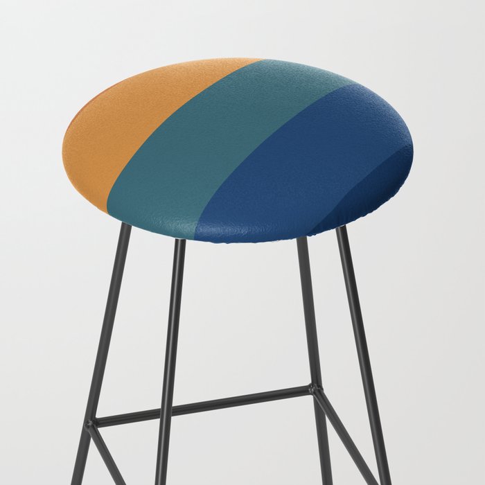 70's Retro Sunset Stool Gallery Image 2