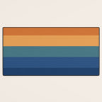 70's Retro Sunset Desk Mat Gallery Image 3