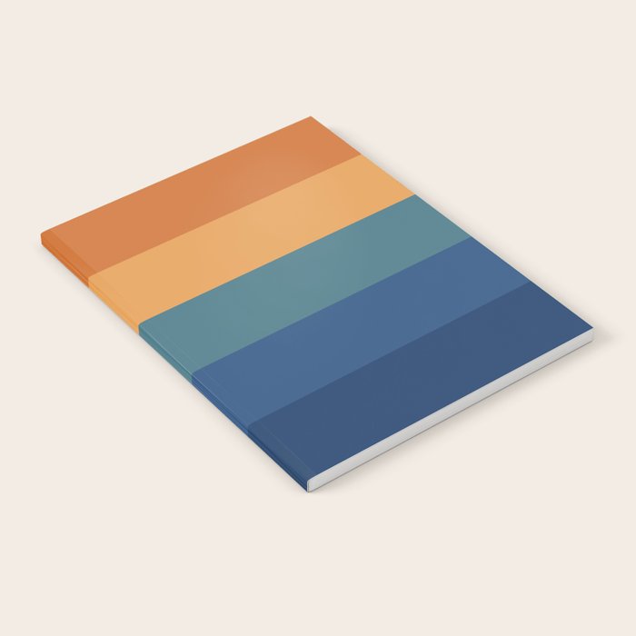 70's Retro Sunset Notebook Gallery Image 1
