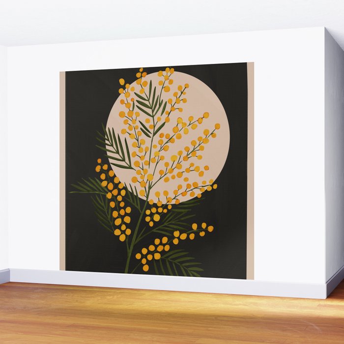 The Mimosa 1 Wall Mural Gallery Image 2