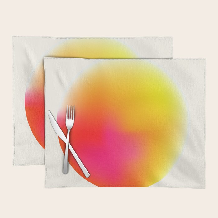Bold Minimalism - Abstract Sphere Placemat Gallery Image 1
