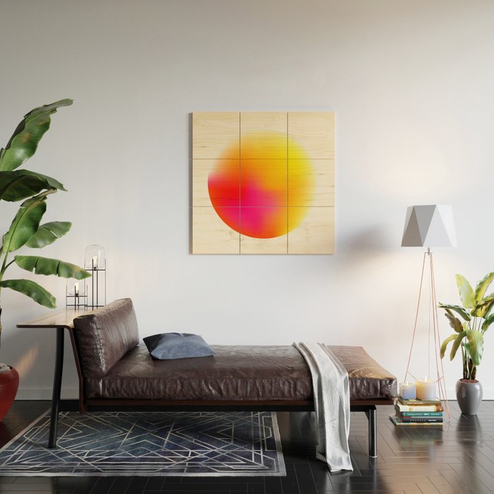 Bold Minimalism - Abstract Sphere Wood Wall Art Gallery Image 2