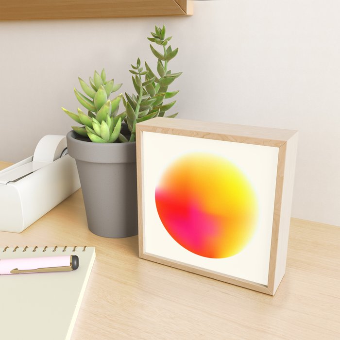 Bold Minimalism - Abstract Sphere Mini Art Print Gallery Image 2