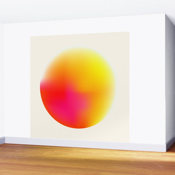 Bold Minimalism - Abstract Sphere Wall Mural Gallery Image 2