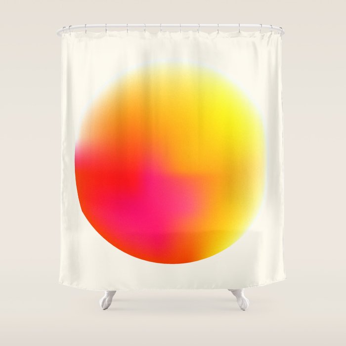 Bold Minimalism - Abstract Sphere Shower Curtain Gallery Image 1