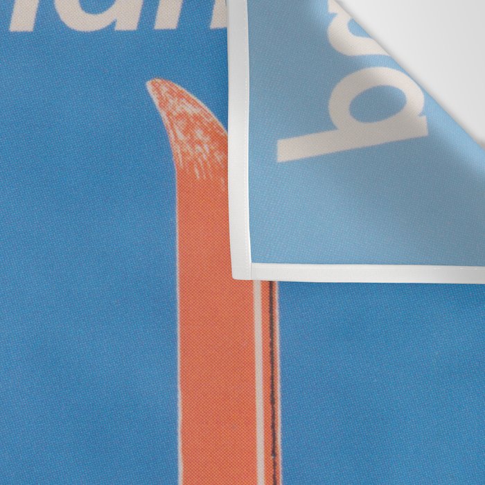 Switzerland Retro Vintage Ski Poster Wall Tapestry Gallery Image 3