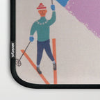 Switzerland Retro Vintage Ski Poster Laptop Sleeve Gallery Image 3