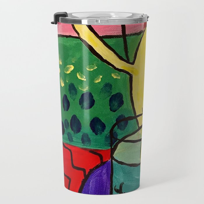 Cat with Red Fish- Henri Matisse Travel Mug Gallery Image 3