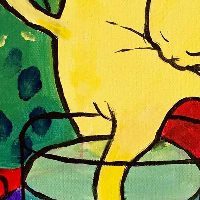 Cat with Red Fish- Henri Matisse Coffee Mug Gallery Image 2