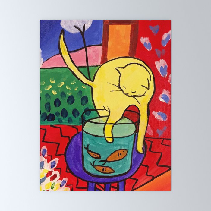 Cat with Red Fish- Henri Matisse Mini Art Print Gallery Image 6