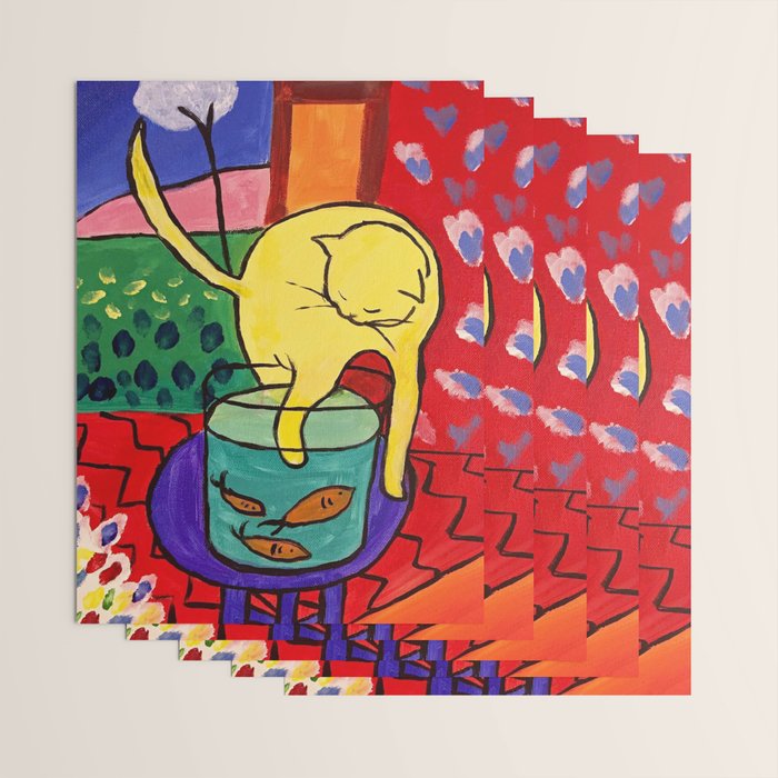 Cat with Red Fish- Henri Matisse Wrapping Paper Gallery Image 3