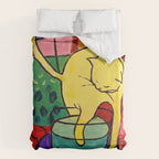 Cat with Red Fish- Henri Matisse Duvet Cover Gallery Image 6