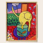 Cat with Red Fish- Henri Matisse Serving Tray Gallery Image 1
