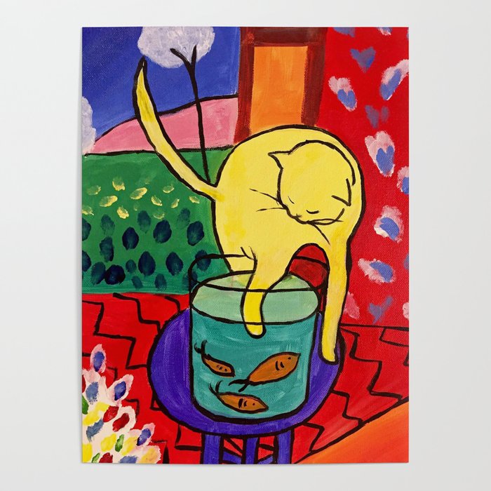 Cat with Red Fish- Henri Matisse Poster Gallery Image 4