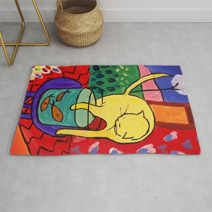 Cat with Red Fish- Henri Matisse Rug Gallery Image 1