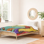 Cat with Red Fish- Henri Matisse Duvet Cover Gallery Image 2