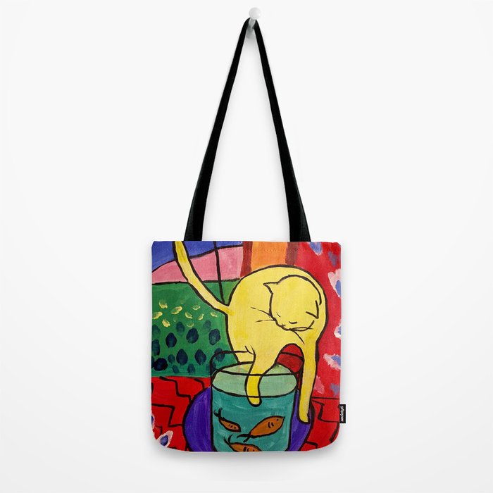 Cat with Red Fish- Henri Matisse Tote Bag Gallery Image 2