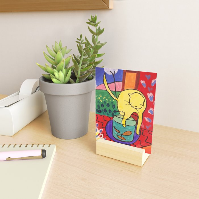 Cat with Red Fish- Henri Matisse Mini Art Print Gallery Image 2