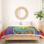 Cat with Red Fish- Henri Matisse Duvet Cover Gallery Image 3
