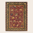 Antique Animal Jungle Persian Oriental Rug Poster Gallery Image 4