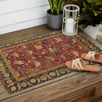 Antique Animal Jungle Persian Oriental Rug Outdoor Rug Gallery Image 2