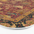 Antique Animal Jungle Persian Oriental Rug Bath Mat Gallery Image 3