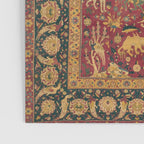 Antique Animal Jungle Persian Oriental Rug Poster Gallery Image 3