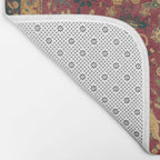 Antique Animal Jungle Persian Oriental Rug Bath Mat Gallery Image 2