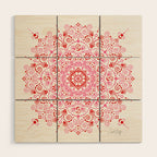 Moroccan Mandala - Valentine Palette Wood Wall Art Gallery Image 1