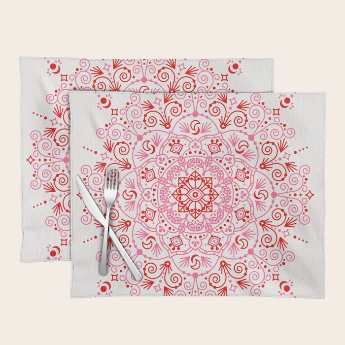 Moroccan Mandala - Valentine Palette Placemat Gallery Image 1
