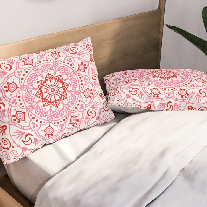 Moroccan Mandala - Valentine Palette Pillow Sham Gallery Image 2