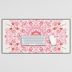 Moroccan Mandala - Valentine Palette Desk Mat Gallery Image 1