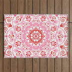 Moroccan Mandala - Valentine Palette Outdoor Rug Gallery Image 1