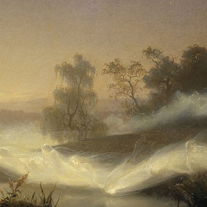 Dancing Fairies - August Malmström  Coffee Mug Gallery Image 2