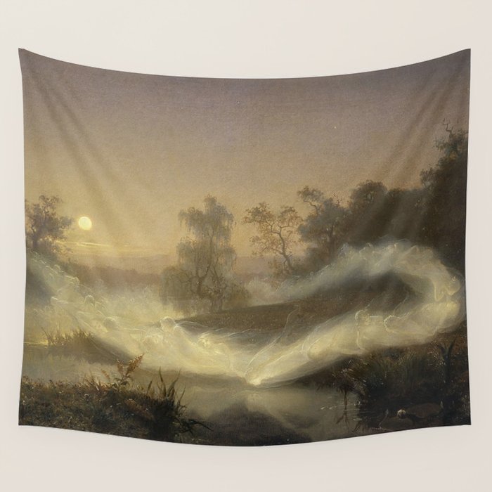 Dancing Fairies - August Malmström  Wall Tapestry Gallery Image 4