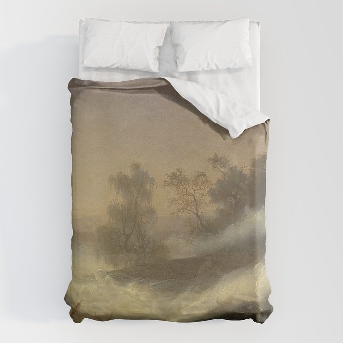Dancing Fairies - August Malmström  Duvet Cover Gallery Image 6