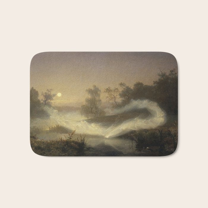 Dancing Fairies - August Malmström  Bath Mat Gallery Image 1