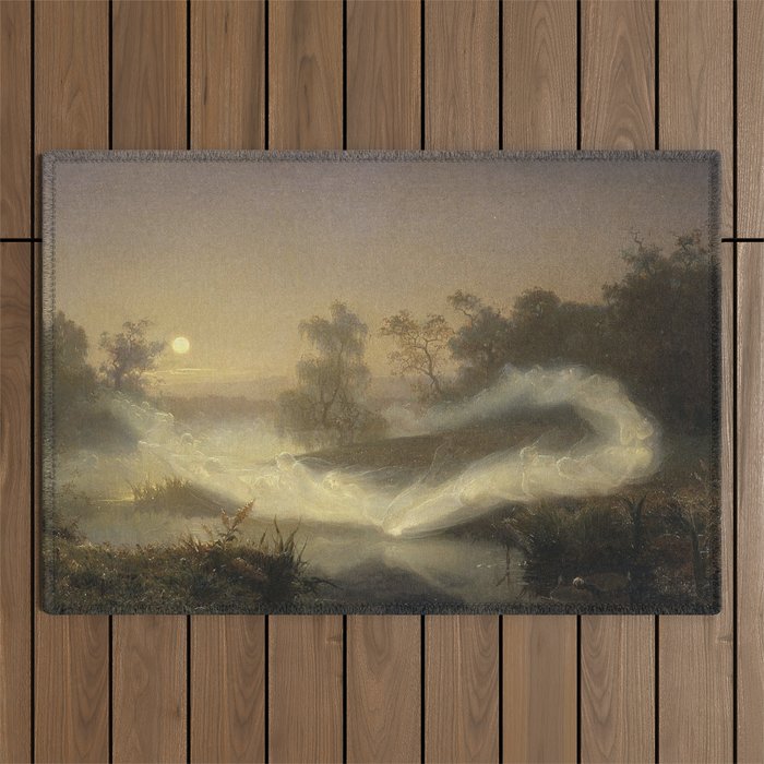 Dancing Fairies - August Malmström  Outdoor Rug Gallery Image 1
