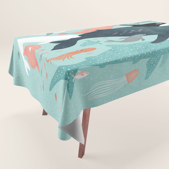 Under the Sea Menagerie Tablecloth Gallery Image 1