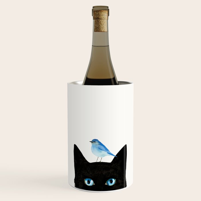 Cat and Bird Wine Chiller Gallery Image 1