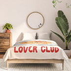 Pasta Lover Club - Italian Spaghetti Illustration Comforter Gallery Image 3