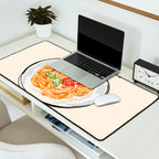 Pasta Lover Club - Italian Spaghetti Illustration Desk Mat Gallery Image 2