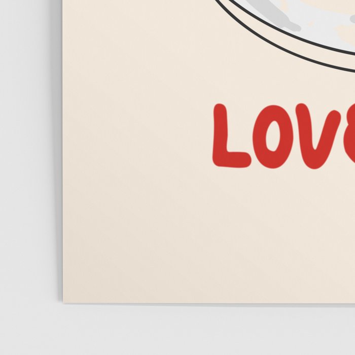 Pasta Lover Club - Italian Spaghetti Illustration Poster Gallery Image 3